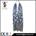 Print acrylic soft Scarf in newest famous design shawl